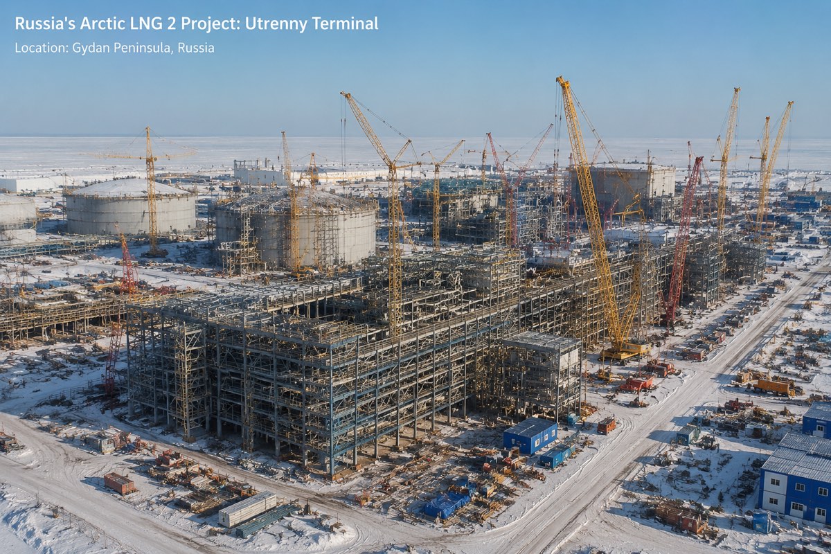 Proyecto Ártico LNG 2, Terminal Utrenny, Rusia