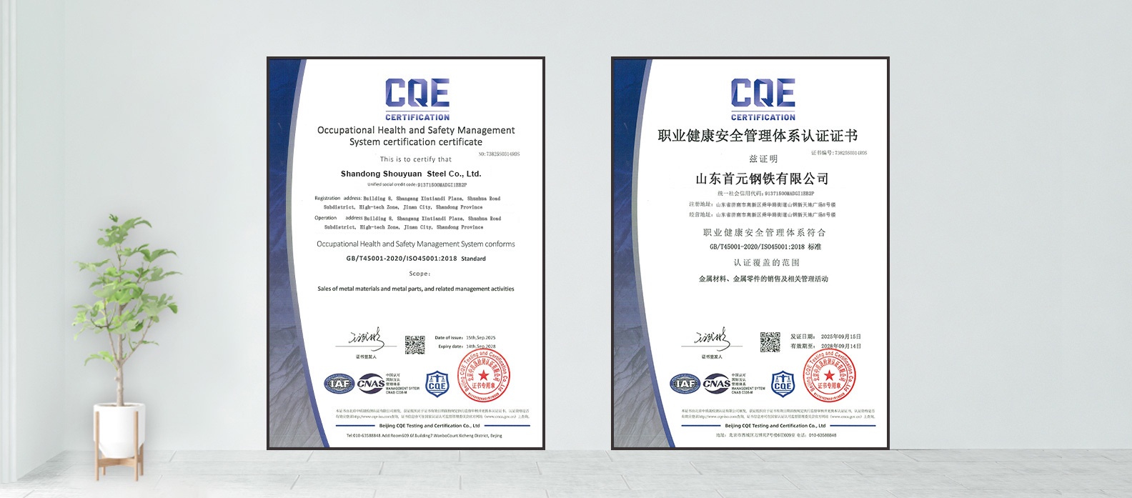 Occupational Health & Safety Management System Certification