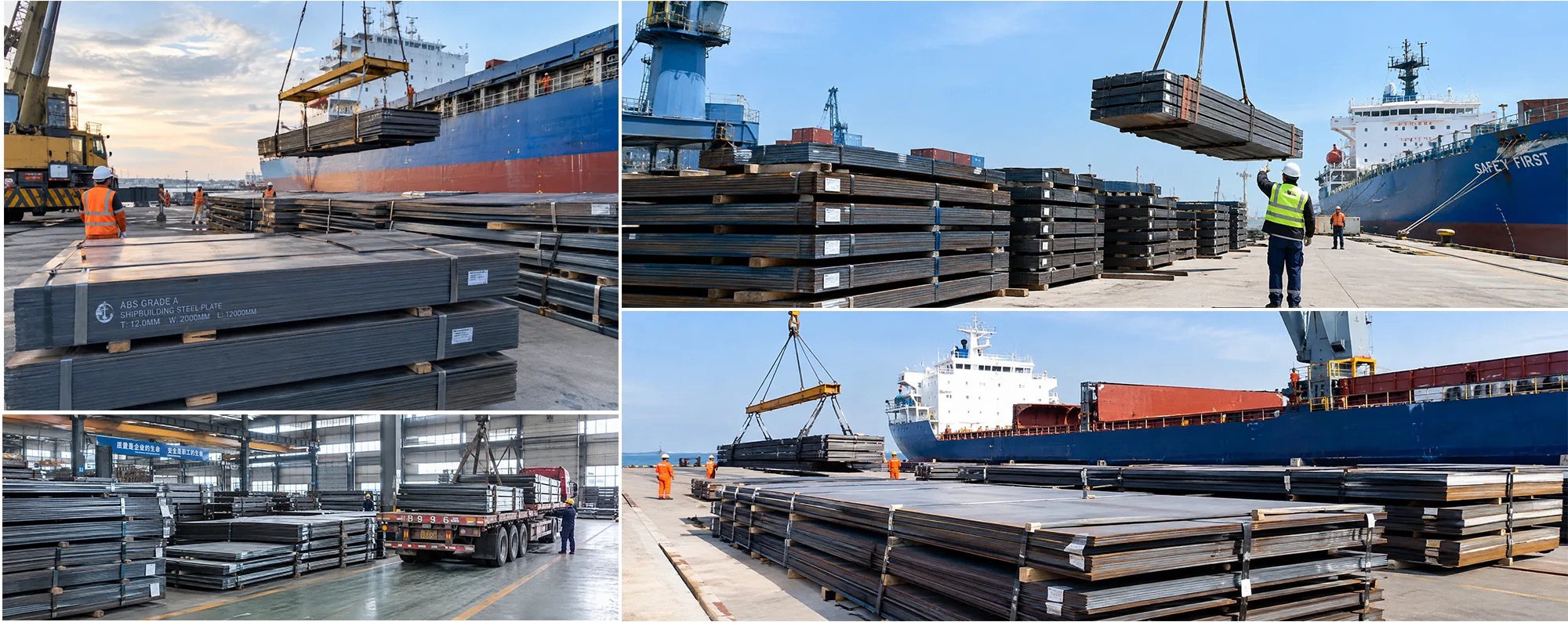 Over 2,500 Tons of ABS Grade A Shipbuilding Steel Plates Delivered to the Maldives